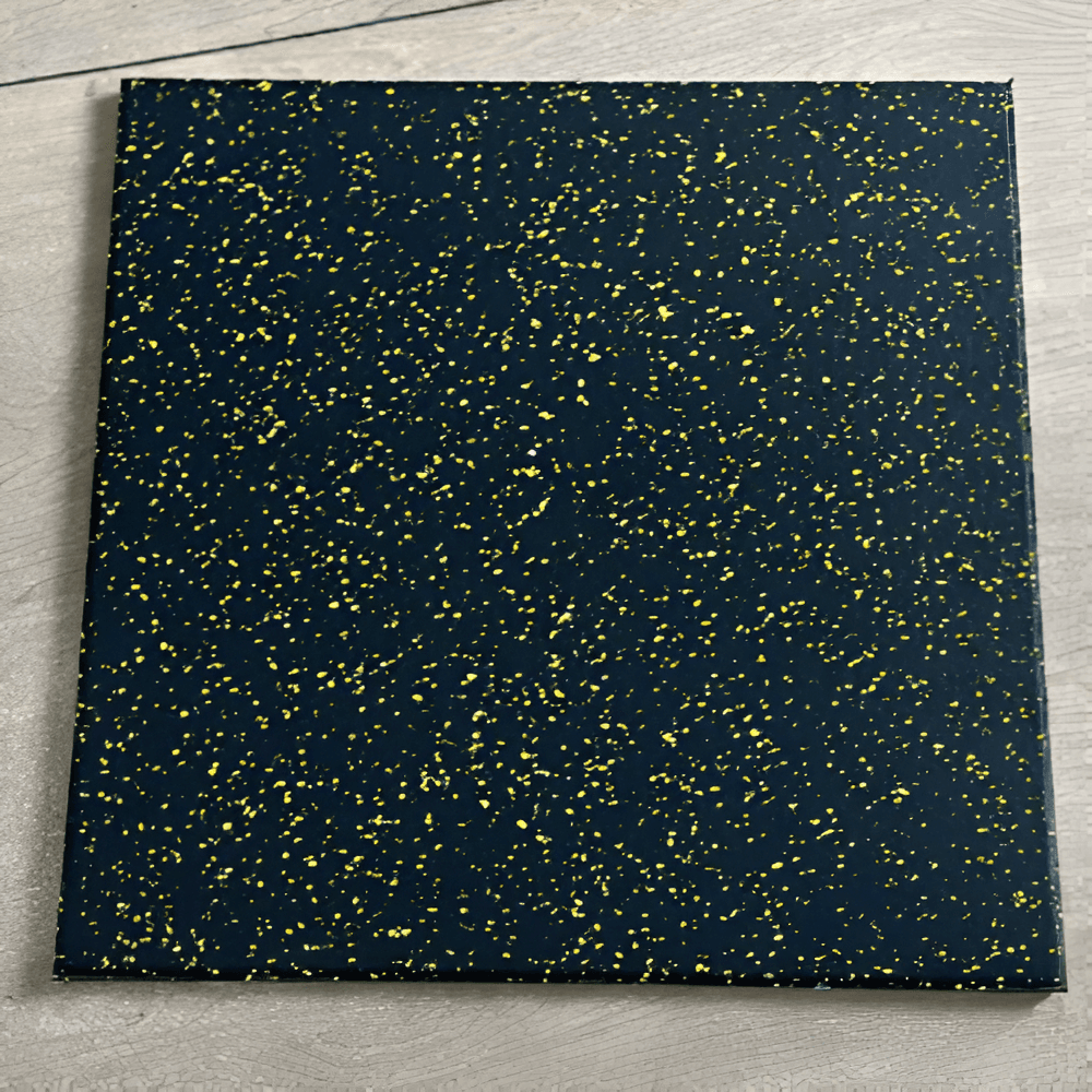 Floor Mat G027 (Black with yellow 75% dotted)